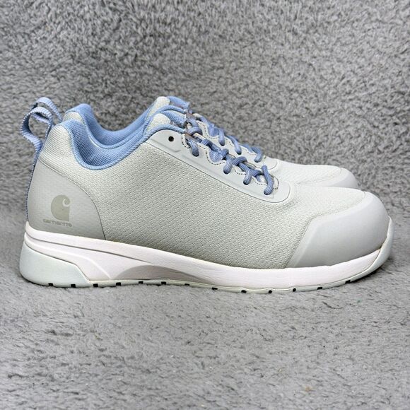 Carhartt Force Nano Womens Size 8 Composite Toe Work Shoes Light Gray FA3483-W - Picture 1 of 9